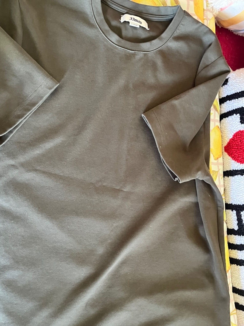 33mm Brando Fitted Tee Khaki XL